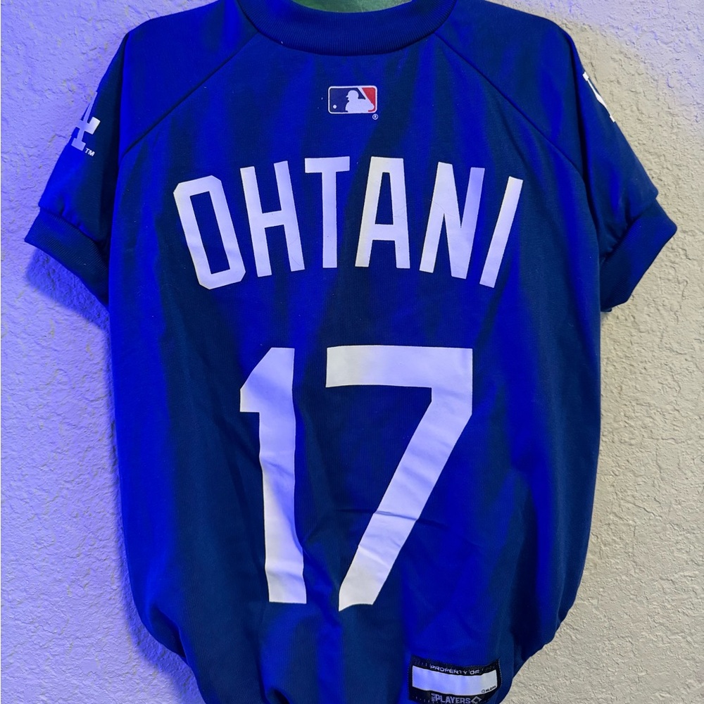 Pets First MLBPA Dog Jersey - SHOHEI OHTANI #17 Pet Jersey - MLB LA Dog Jersey